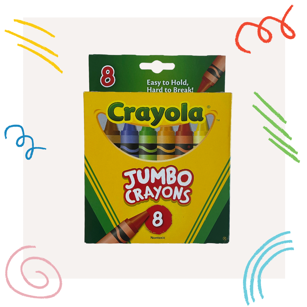 Crayola Crayons, Jumbo - 8 crayons
