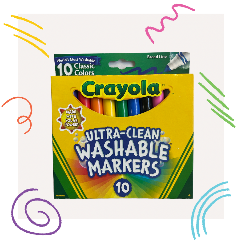 Crayola Washable Markers - 10 Classic Colors
